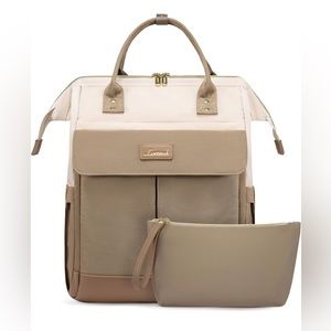 Backpack with multiple pockets, lightweight, will fit laptop